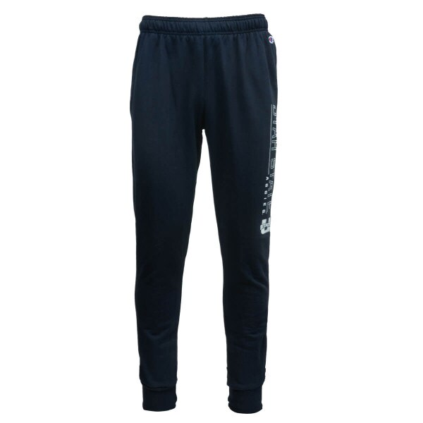 Utah State Aggies U-State Navy Fleece-Lined Joggers Champion